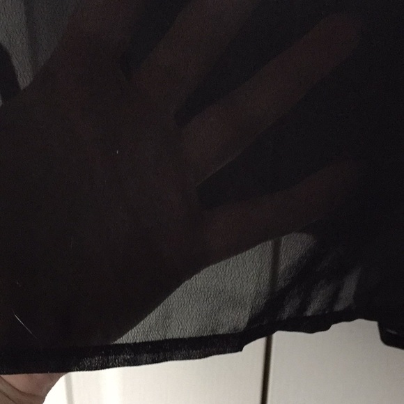 Donated - Sheer black tank with chain neckline - Picture 3 of 5